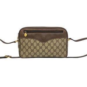 Gucci GG Pattern Leather Shoulder Bag